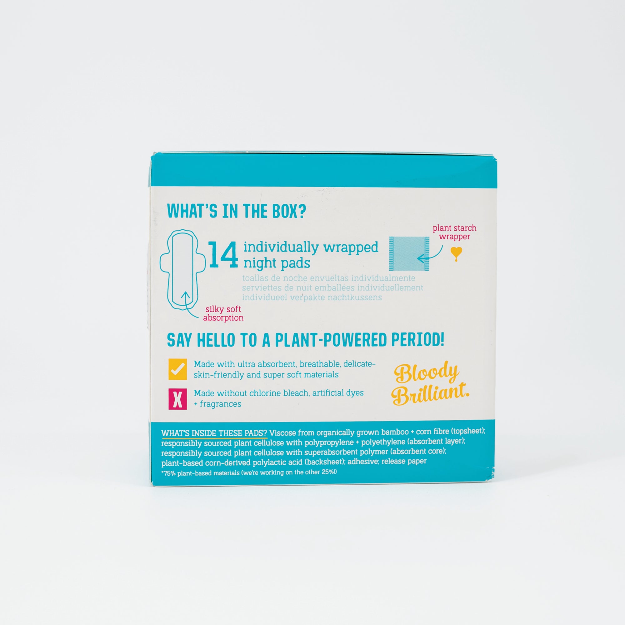 バンブー素材の生理用ナプキン