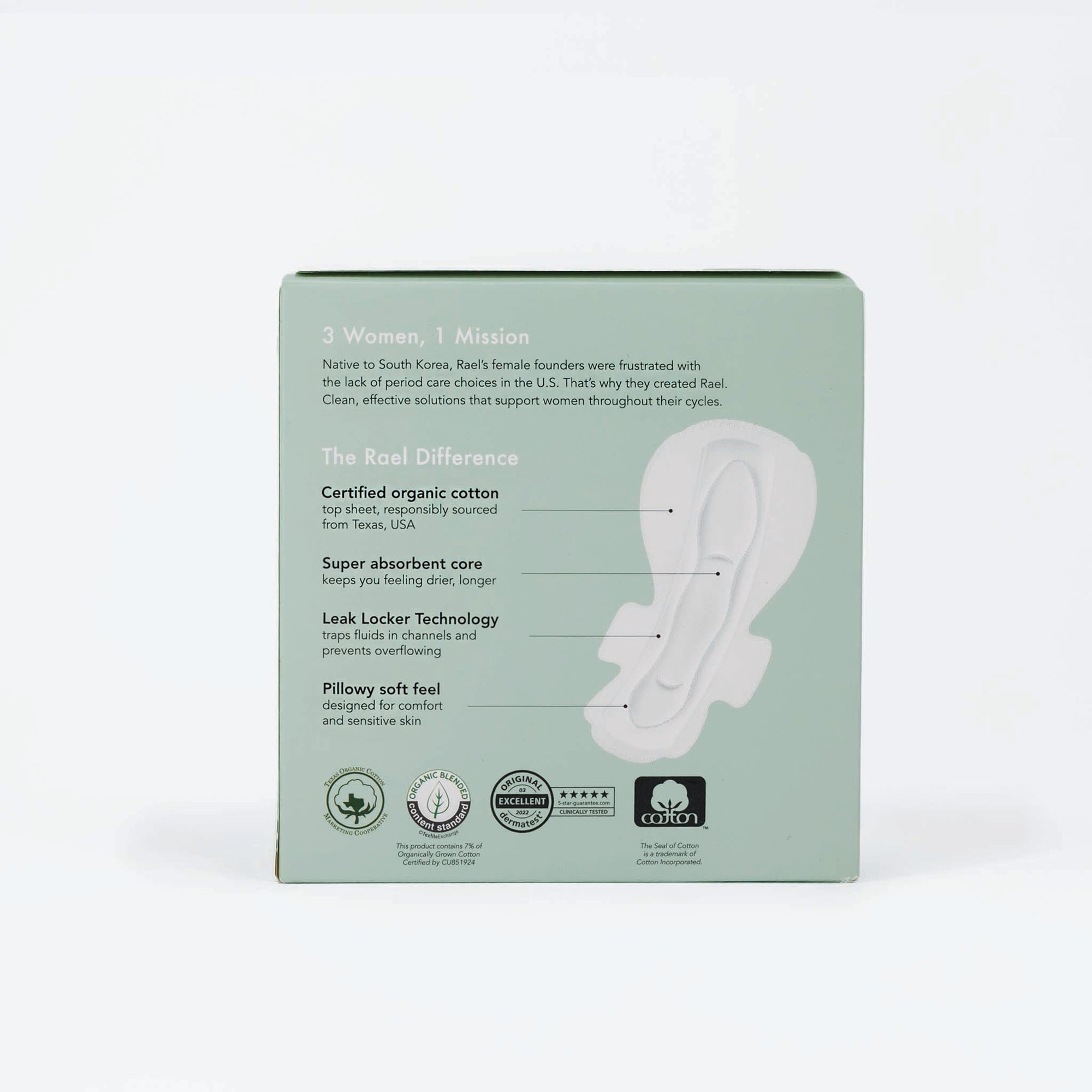 Rael | オーガニックコットン生理用ナプキン羽つき