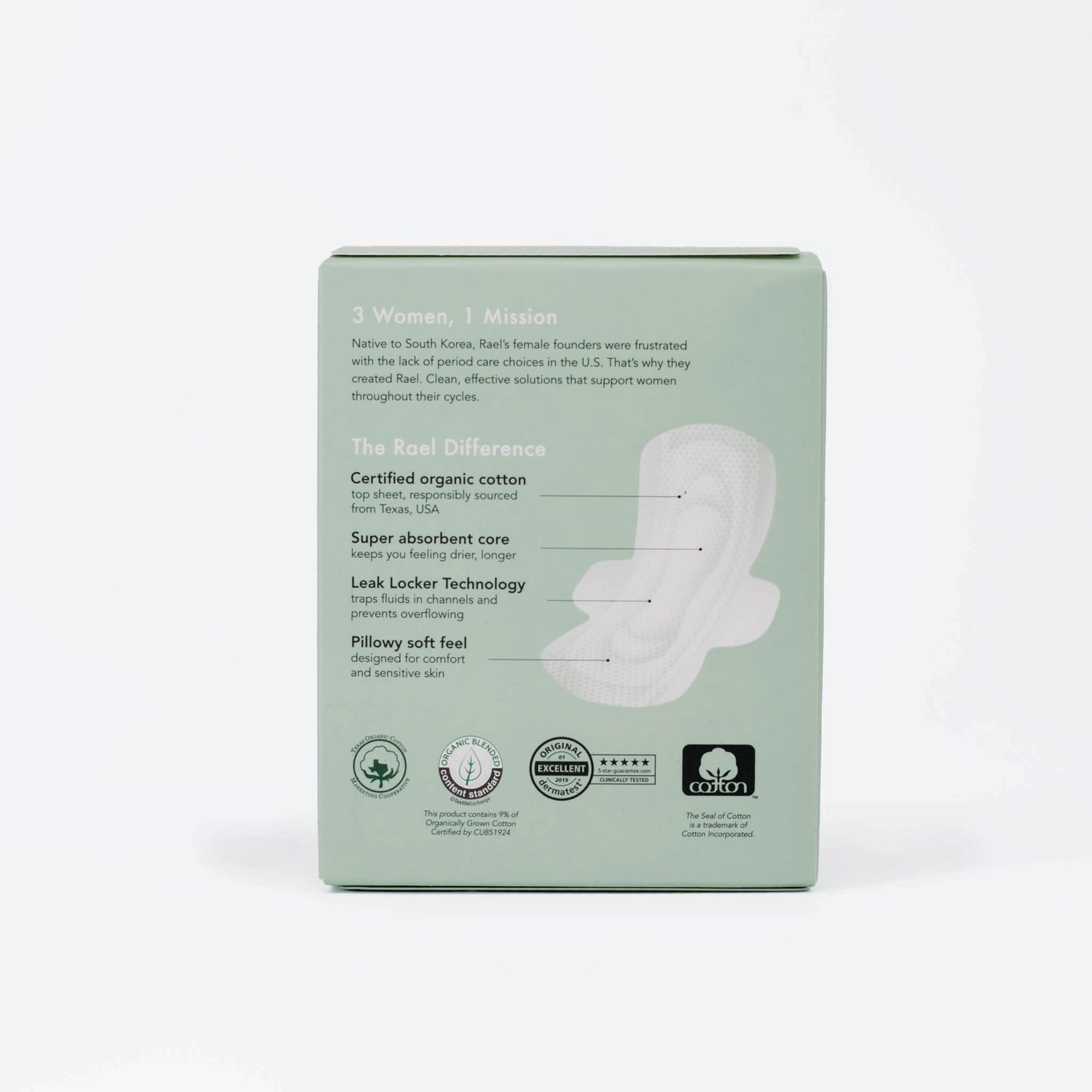 Rael | オーガニックコットン生理用ナプキン羽つき